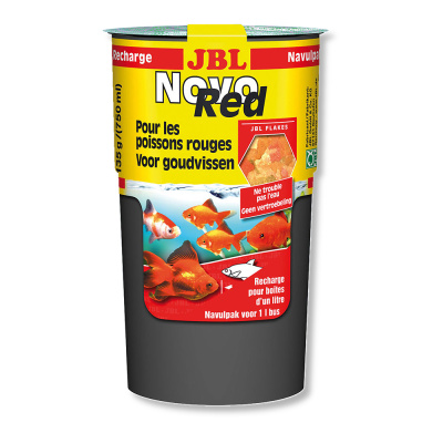 JBL NovoRed - Осн. корм для золотых рыбок в эконом. упаковке, хлопья, 750 мл (135 г)	?1